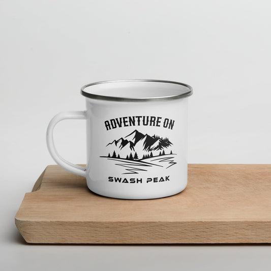 Adventure On! Enamel Mug - Swash Peak