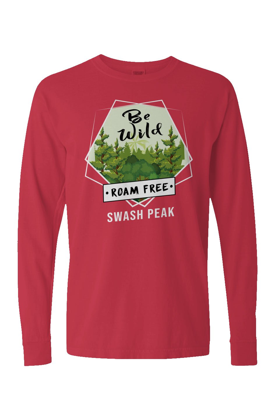 Be Wild Roam Free Long Sleeve Unisex Tee - Swash Peak
