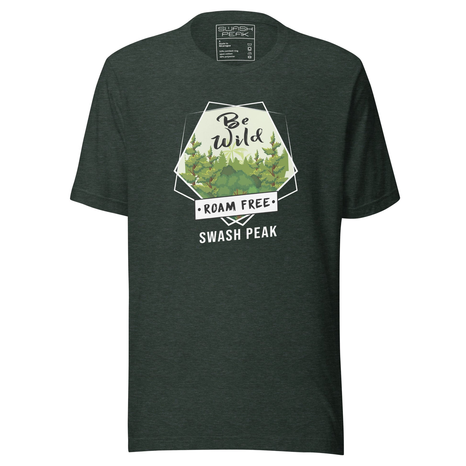 Be Wild Roam Free Unisex Tee - Swash Peak