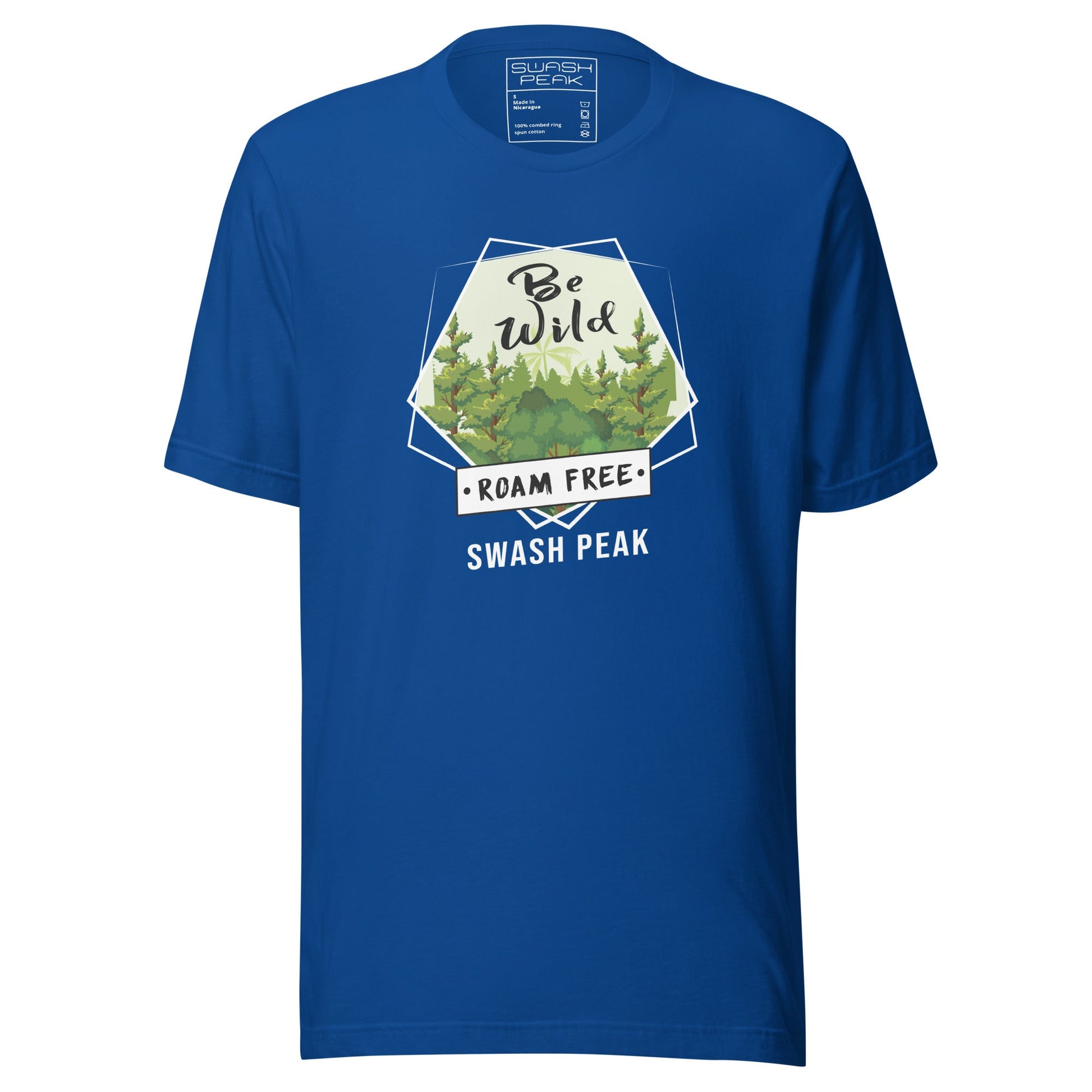Be Wild Roam Free Unisex Tee - Swash Peak