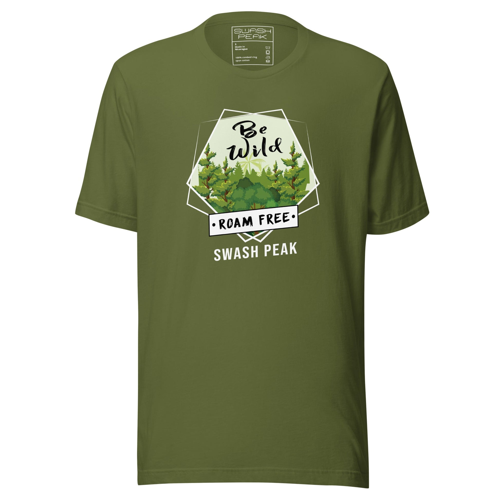 Be Wild Roam Free Unisex Tee - Swash Peak