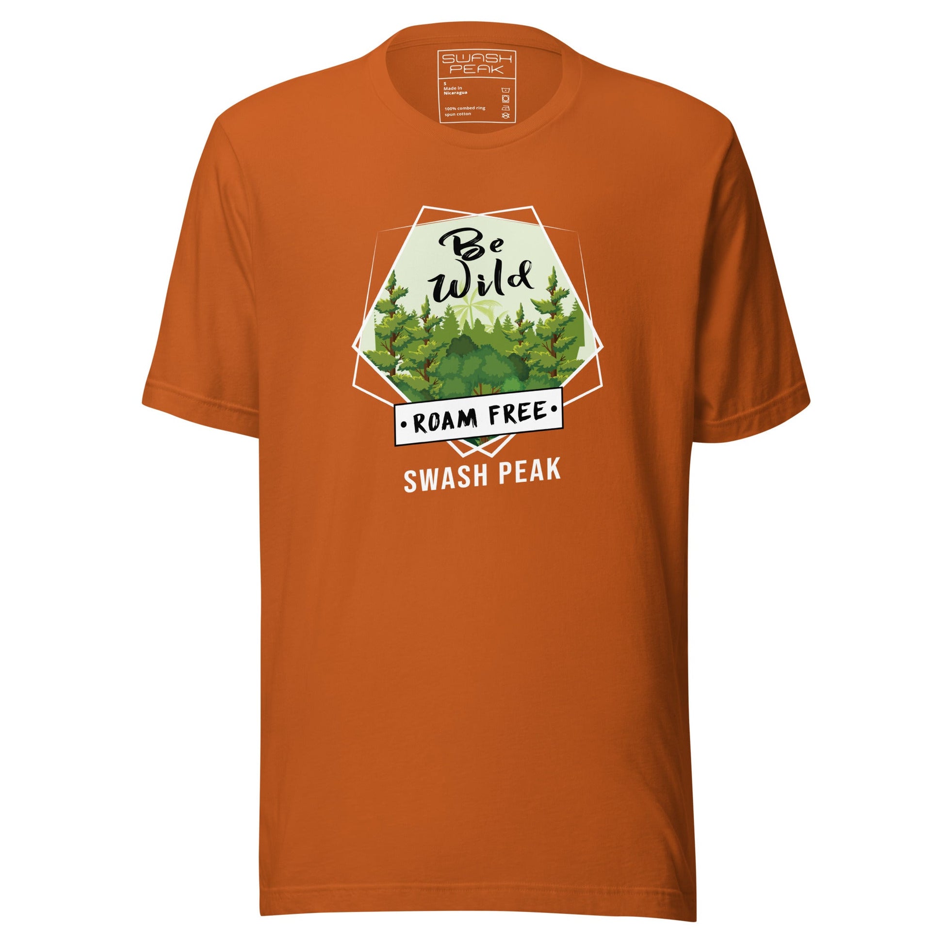 Be Wild Roam Free Unisex Tee - Swash Peak