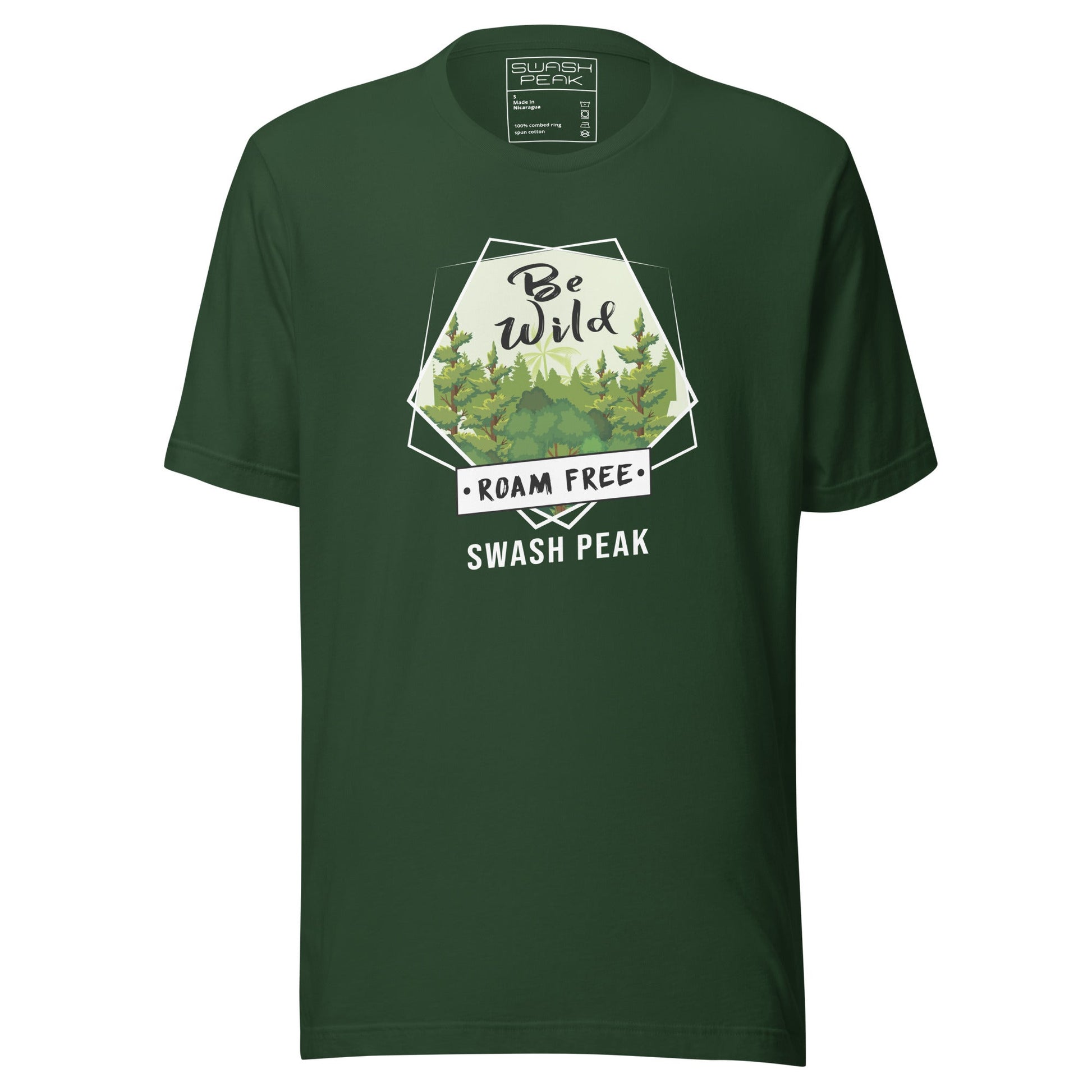 Be Wild Roam Free Unisex Tee - Swash Peak