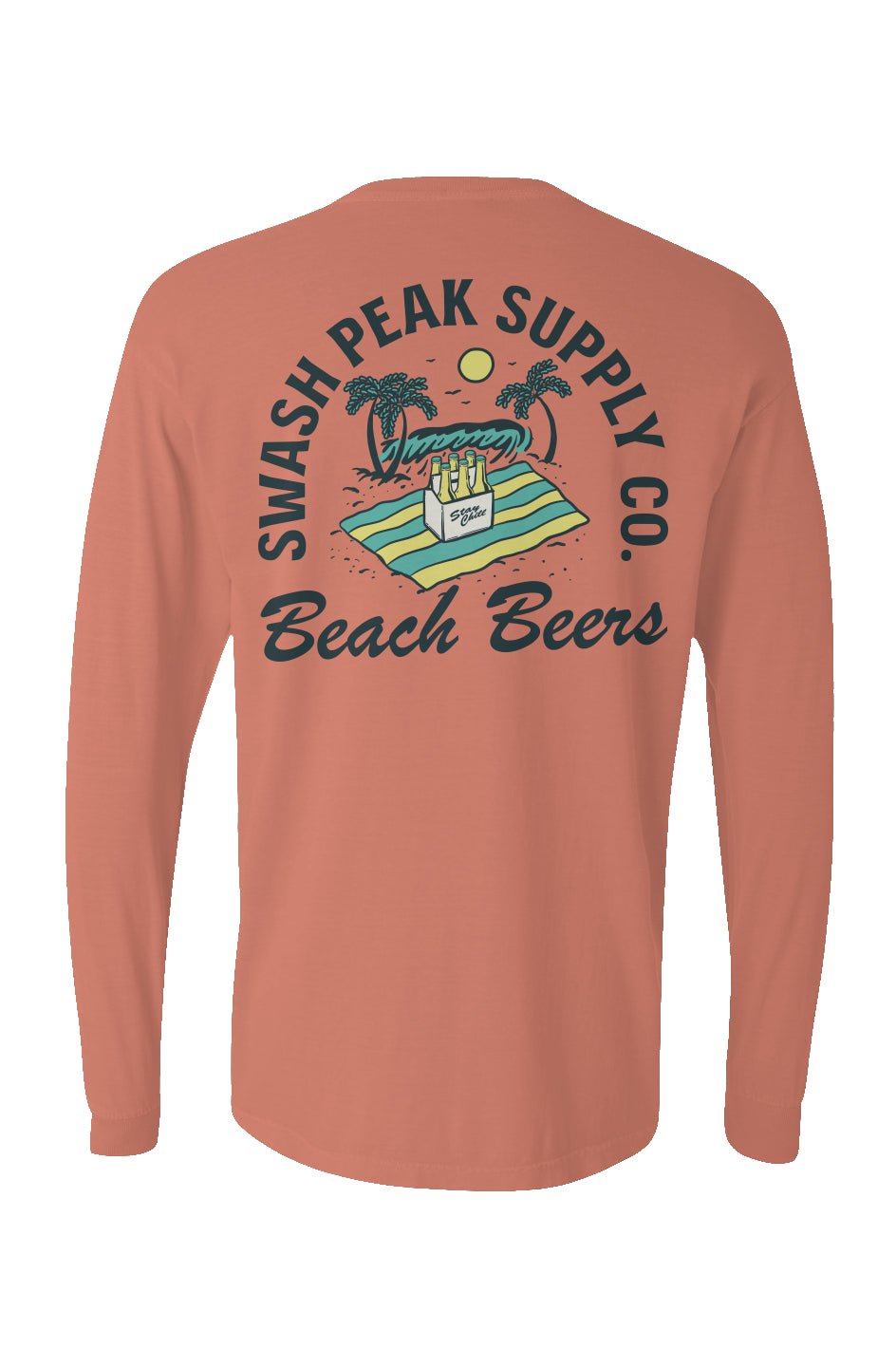Beach Beers Long Sleeve Unisex Tee - Swash Peak