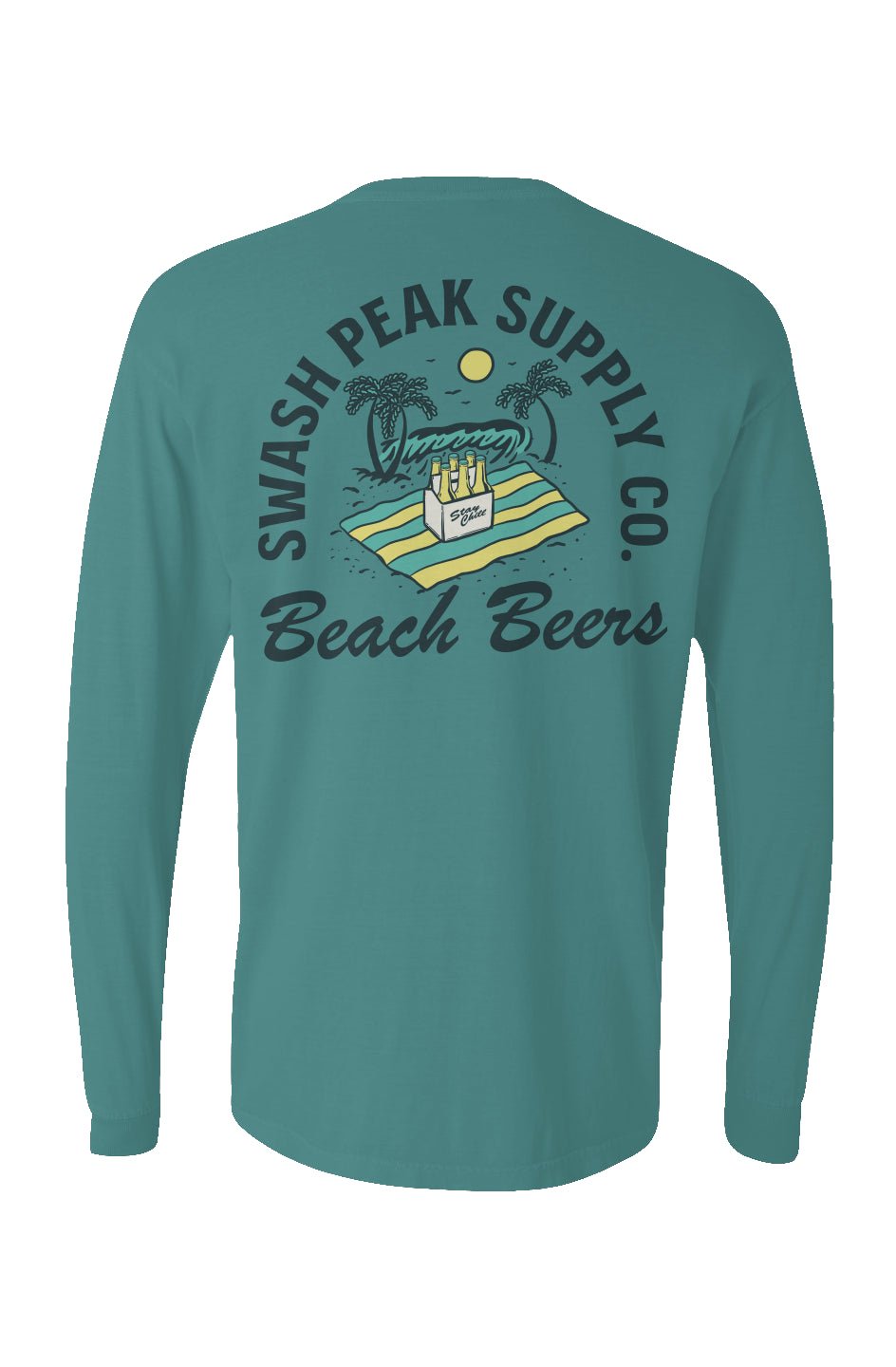 Beach Beers Long Sleeve Unisex Tee - Swash Peak