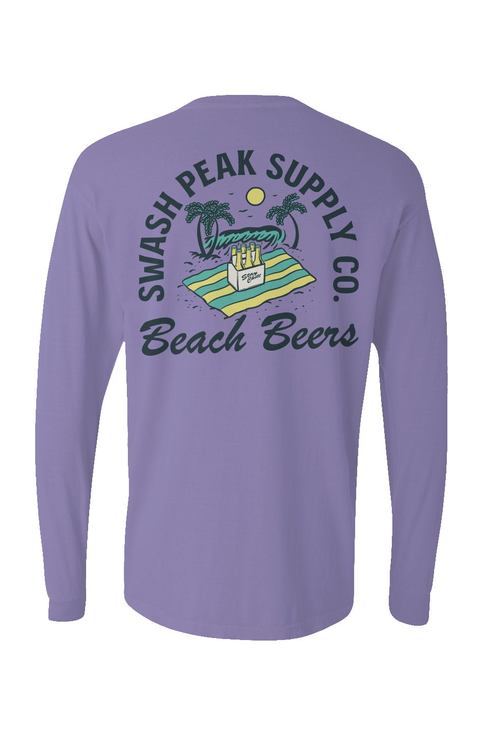 Beach Beers Long Sleeve Unisex Tee - Swash Peak