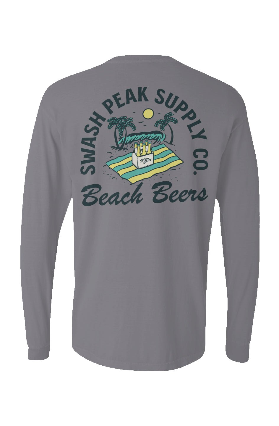 Beach Beers Long Sleeve Unisex Tee - Swash Peak