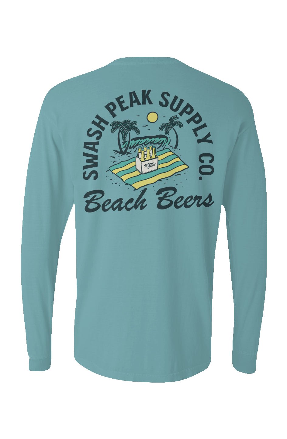 Beach Beers Long Sleeve Unisex Tee - Swash Peak