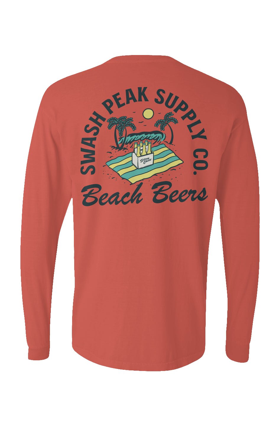 Beach Beers Long Sleeve Unisex Tee - Swash Peak