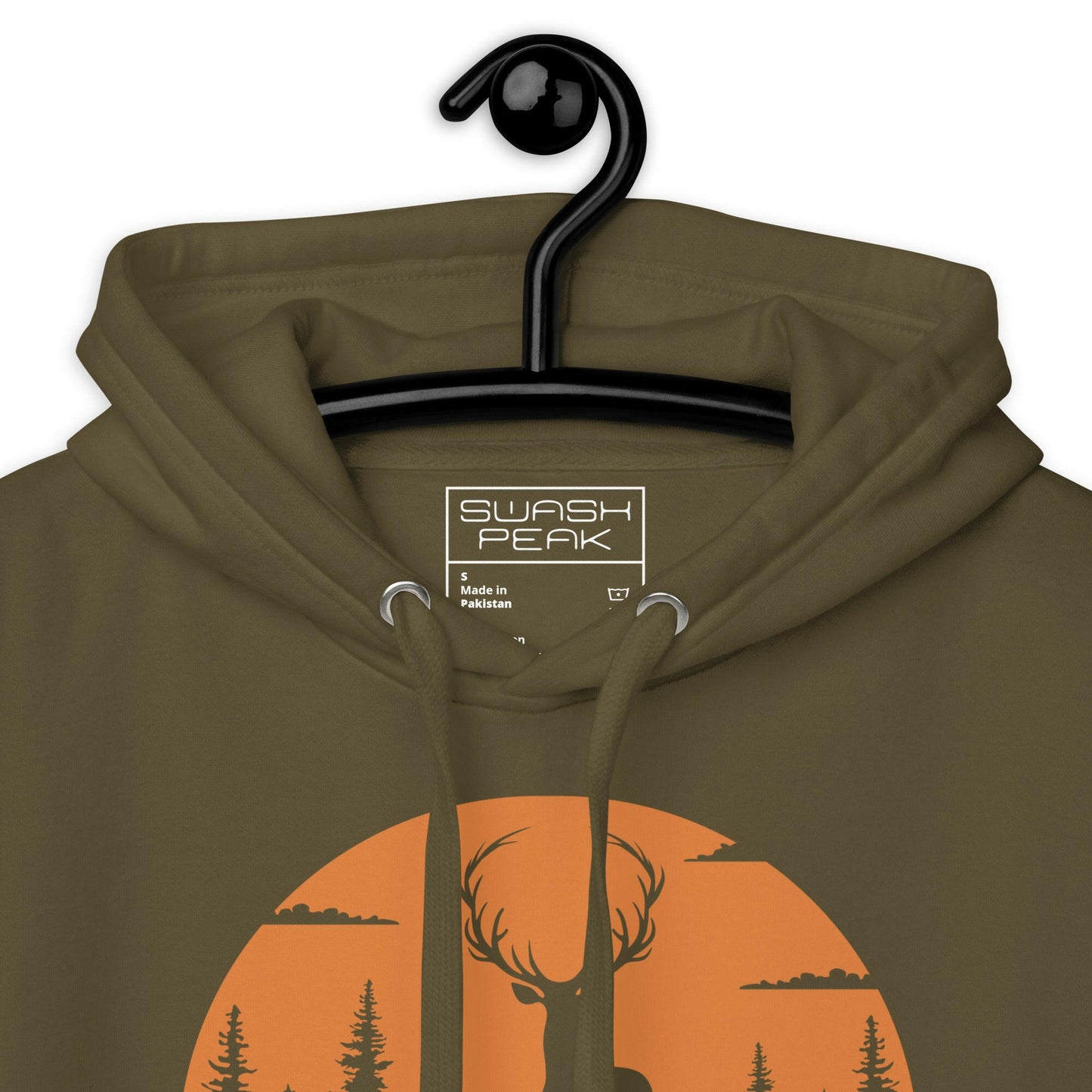 Big Antlers Unisex Hoodie - Swash Peak