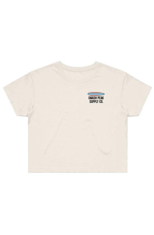 Boards of Peace Cropped Tee - Swash Peak