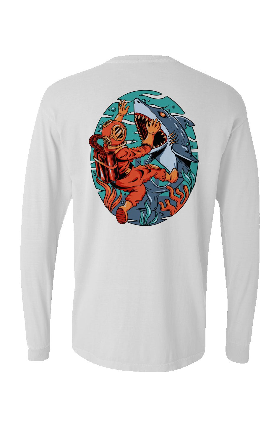 Born to Dive Long Sleeve Unisex Tee - Swash Peak