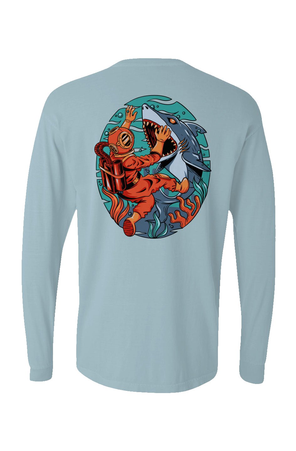 Born to Dive Long Sleeve Unisex Tee - Swash Peak