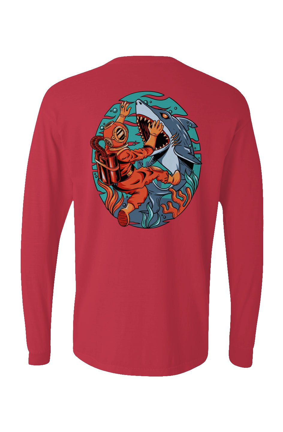 Born to Dive Long Sleeve Unisex Tee - Swash Peak