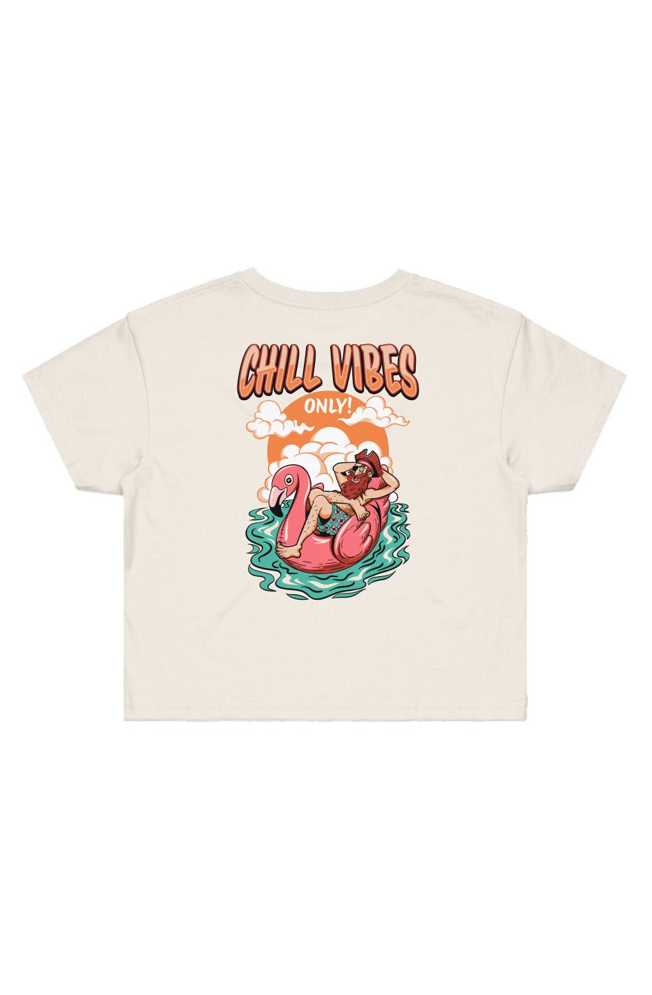 Chill Vibes Only Cropped Tee - Swash Peak