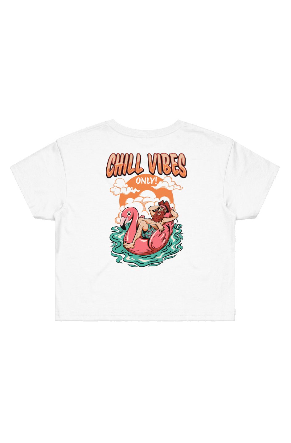 Chill Vibes Only Cropped Tee - Swash Peak