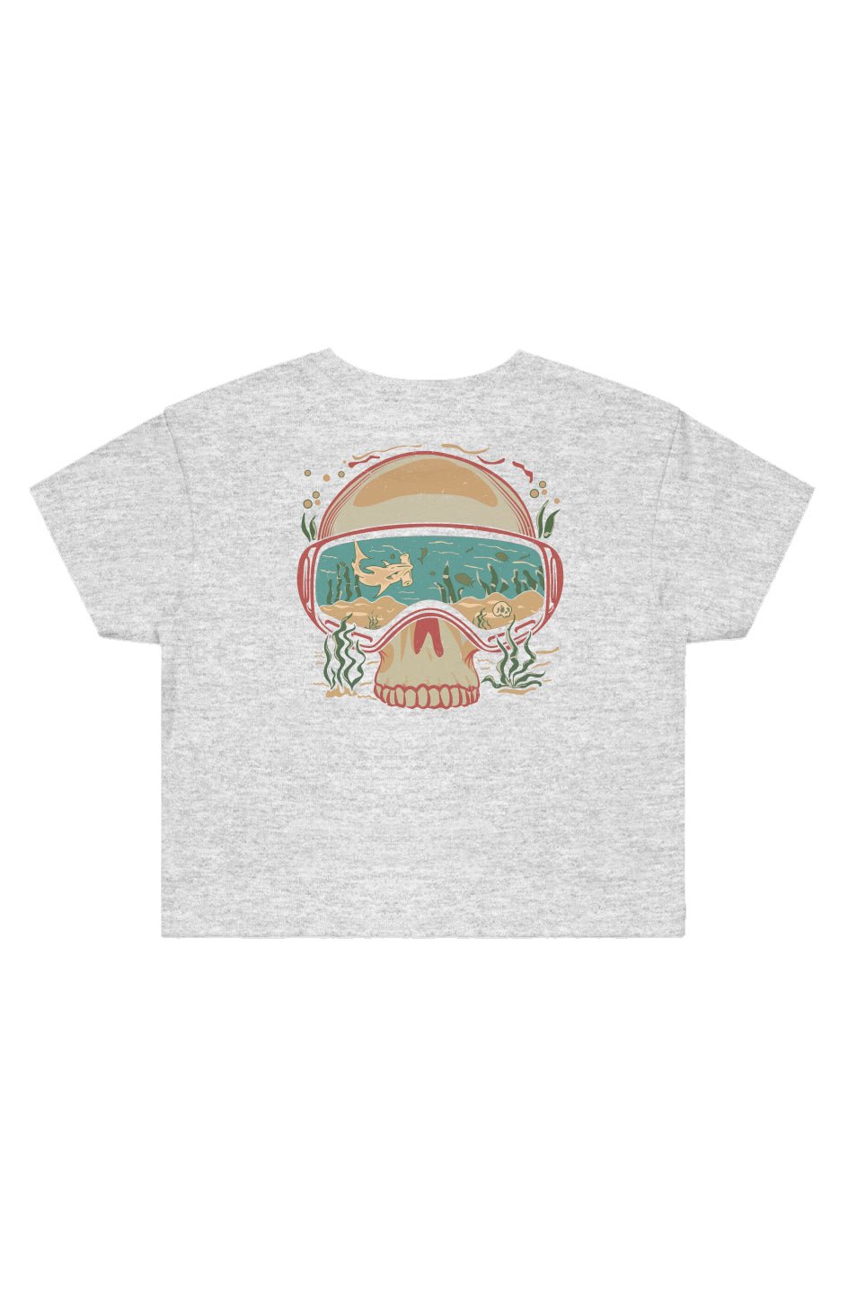 Dive Goggles Cropped Tee - Swash Peak