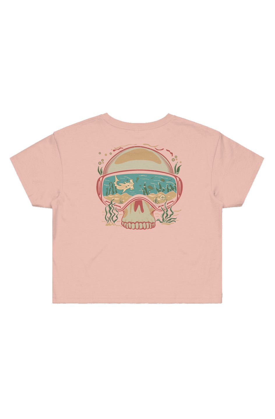 Dive Goggles Cropped Tee - Swash Peak