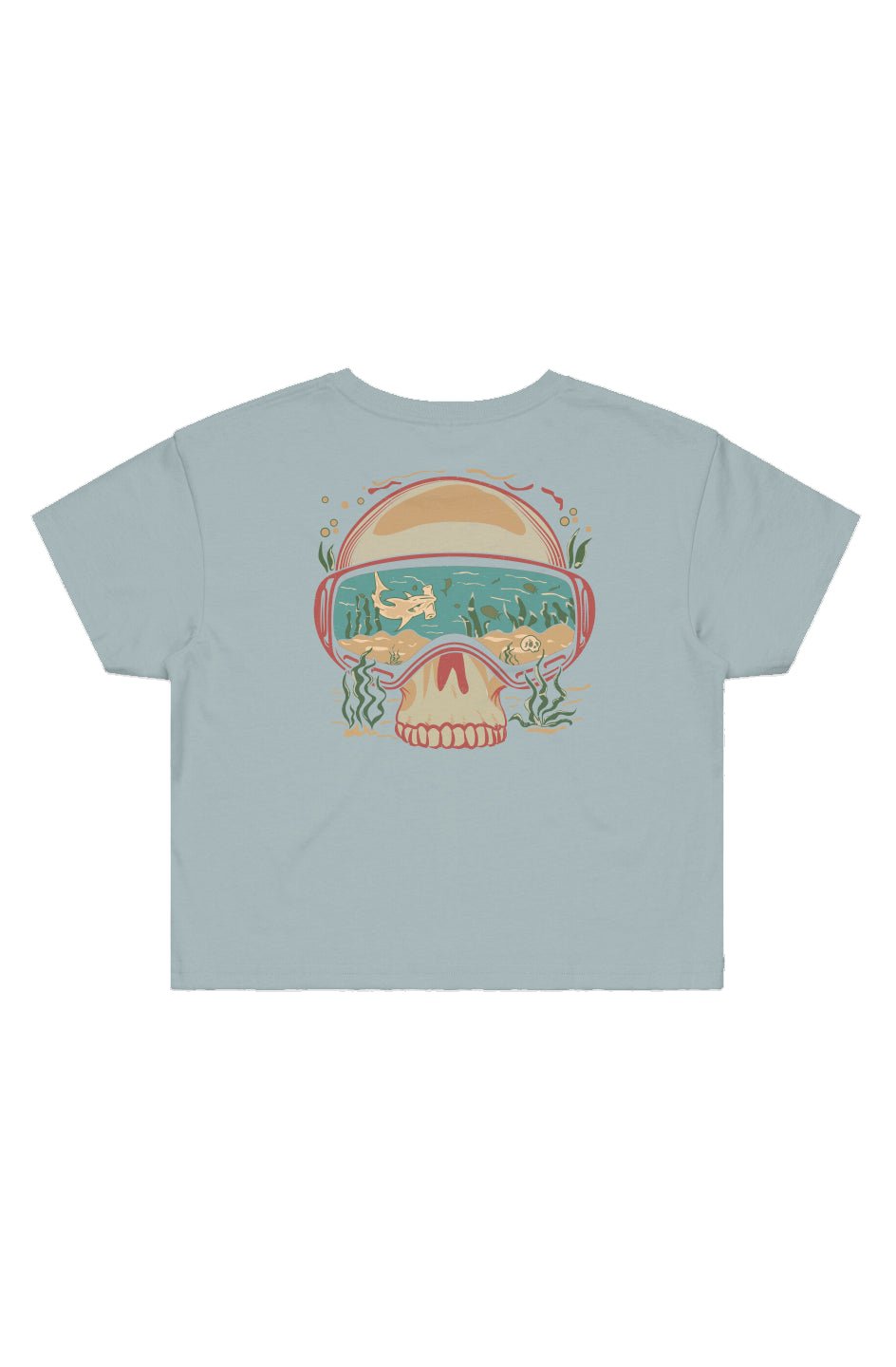 Dive Goggles Cropped Tee - Swash Peak