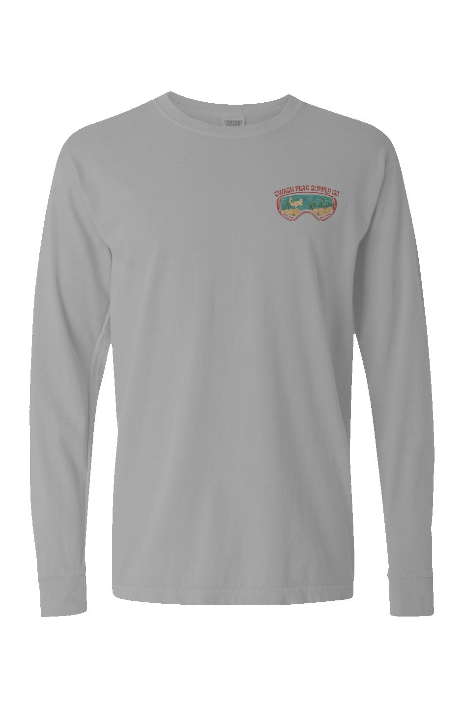 Dive Goggles Long Sleeve Unisex Tee - Swash Peak