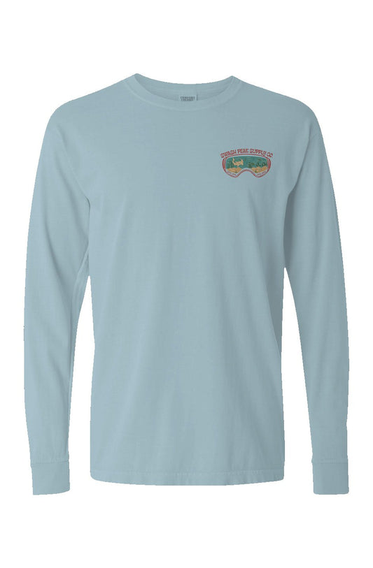 Dive Goggles Long Sleeve Unisex Tee - Swash Peak