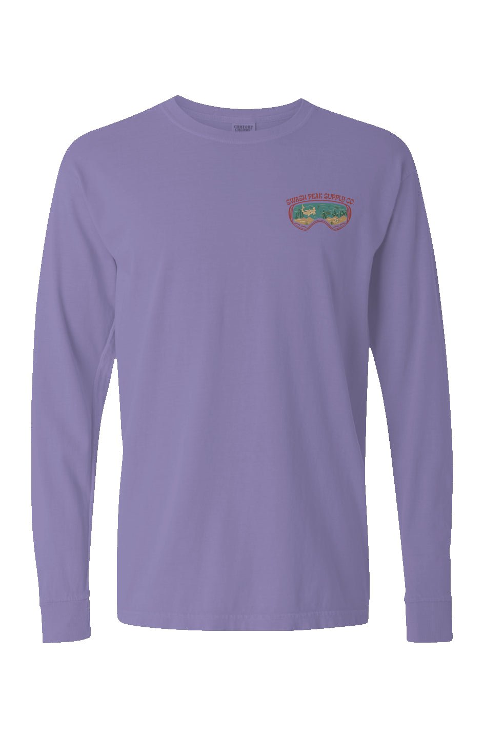 Dive Goggles Long Sleeve Unisex Tee - Swash Peak