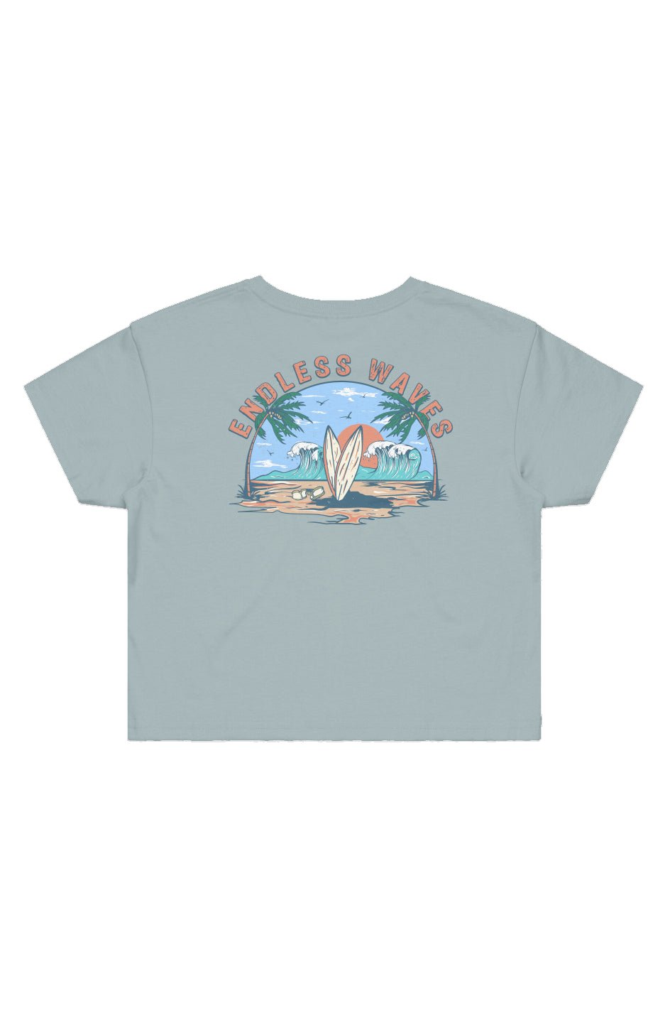 Endless Waves Cropped Tee - Swash Peak
