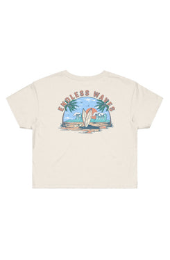 Endless Waves Cropped Tee - Swash Peak