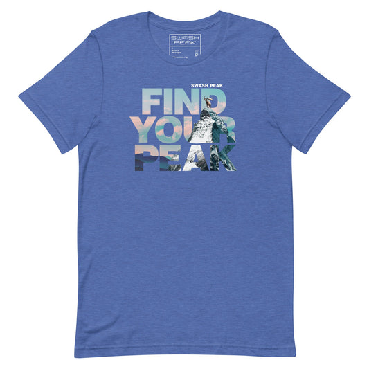 Find Your Peak Unisex Tee - Swash Peak