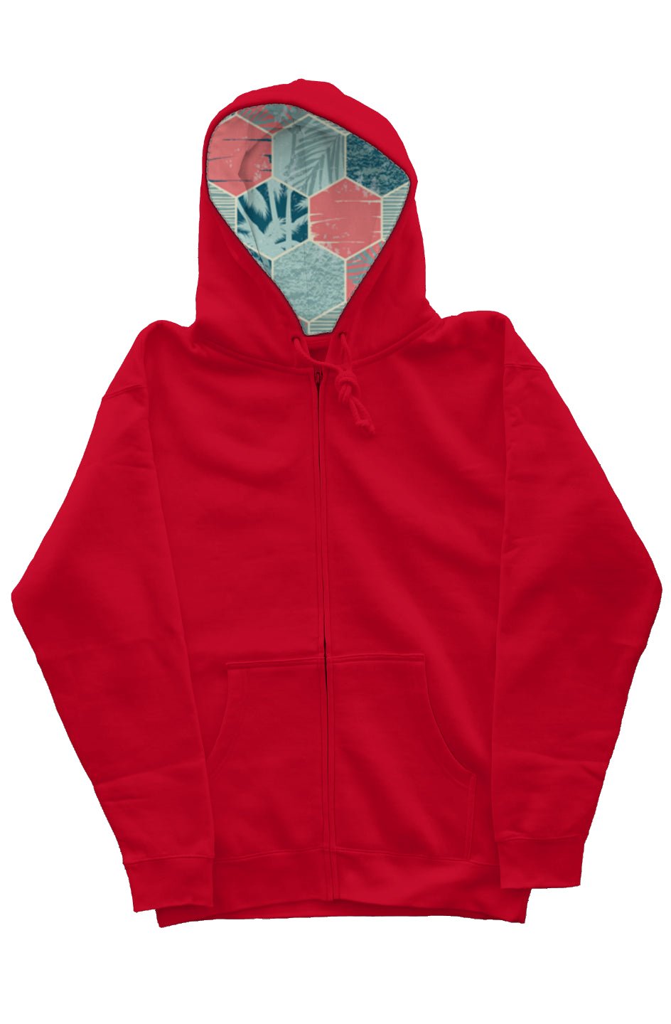Geo Palms Zip - Up - Swash Peak