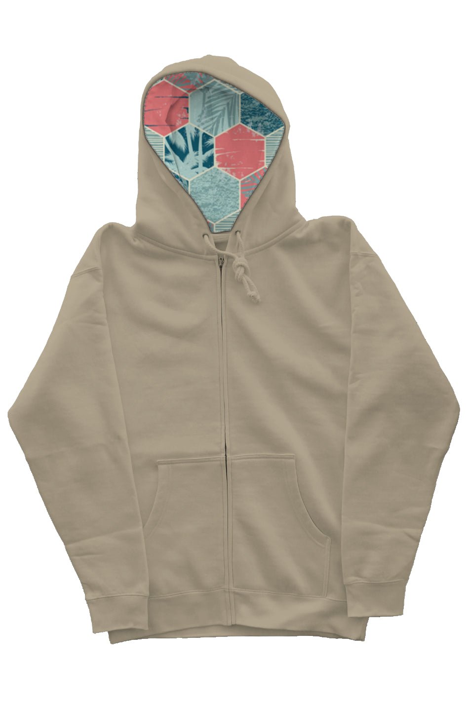 Geo Palms Zip - Up - Swash Peak