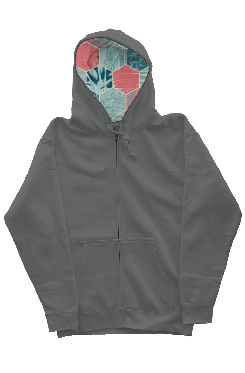 Geo Palms Zip - Up - Swash Peak