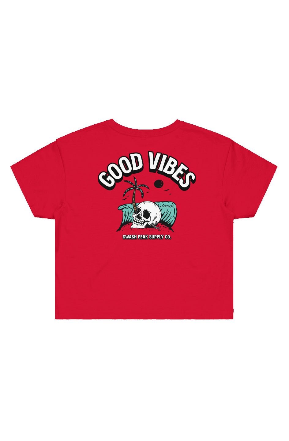 Good Vibes Cropped Tee - Swash Peak