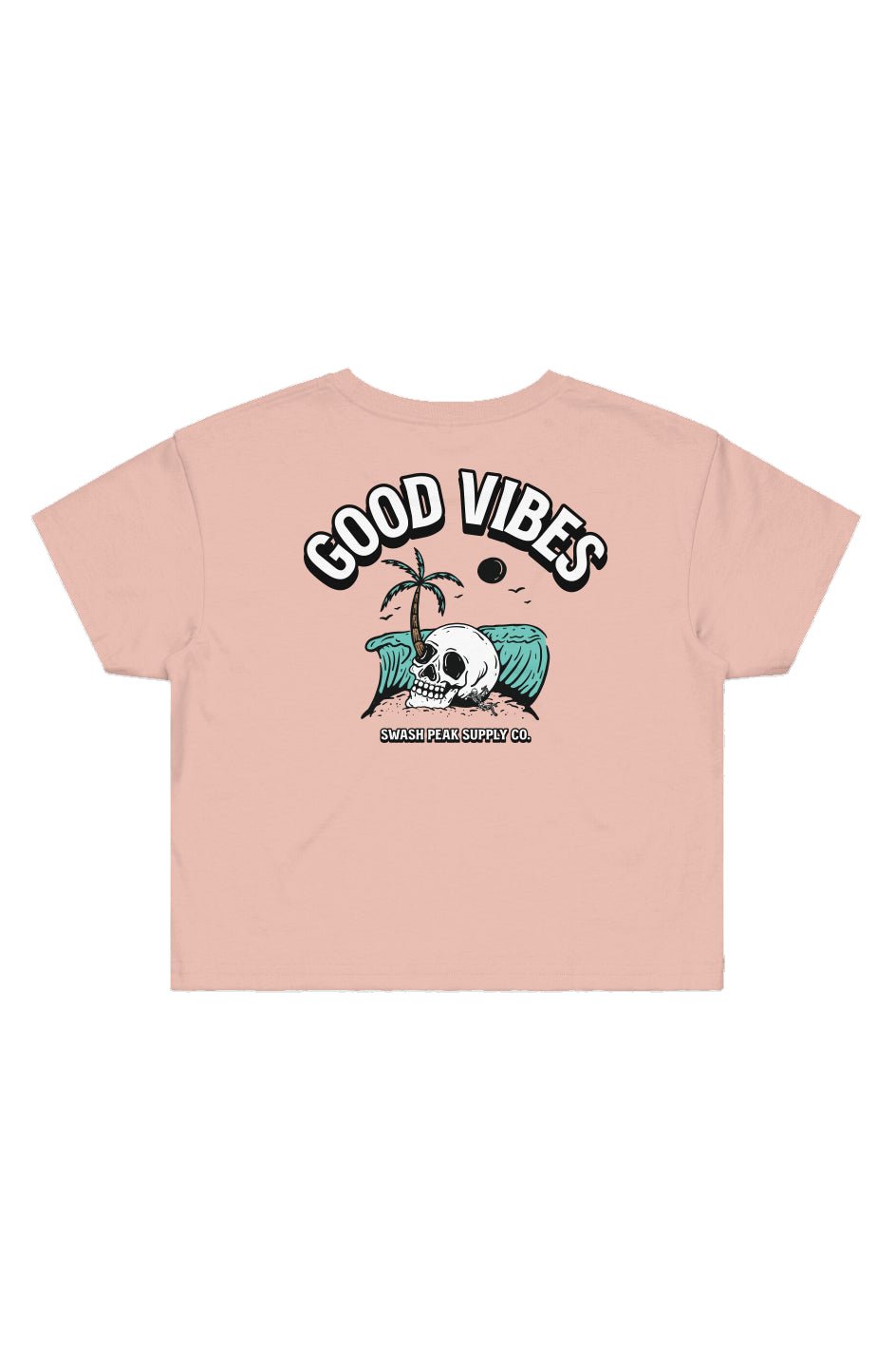 Good Vibes Cropped Tee - Swash Peak