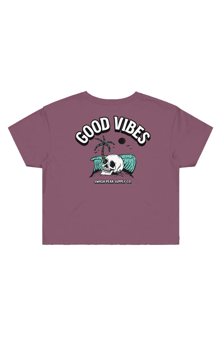 Good Vibes Cropped Tee - Swash Peak