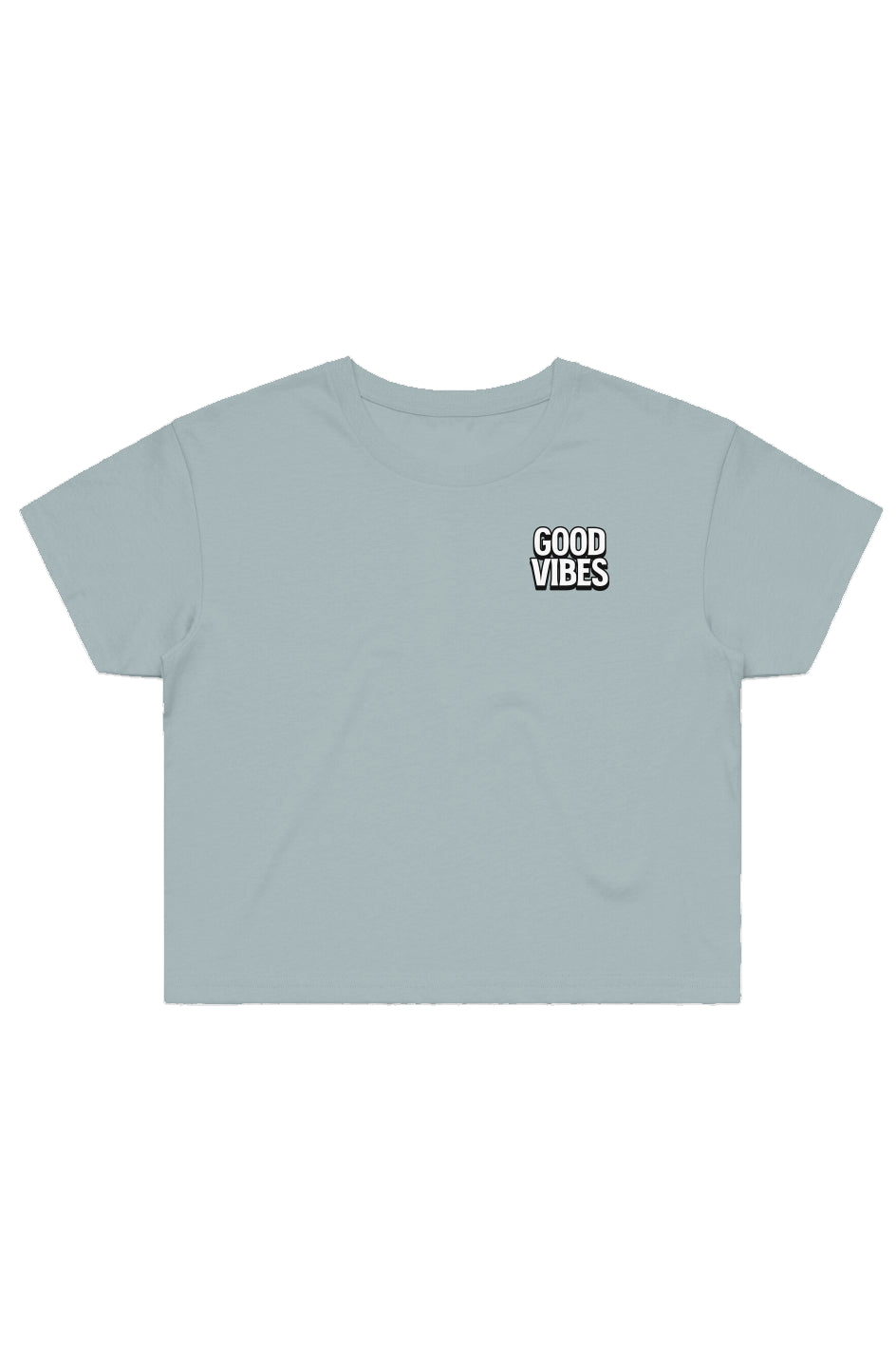 Good Vibes Cropped Tee - Swash Peak