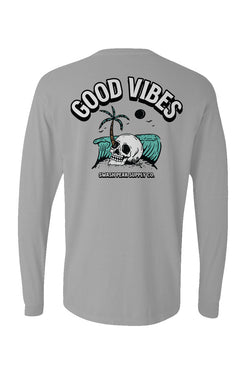 Good Vibes Long Sleeve Unisex Tee - Swash Peak