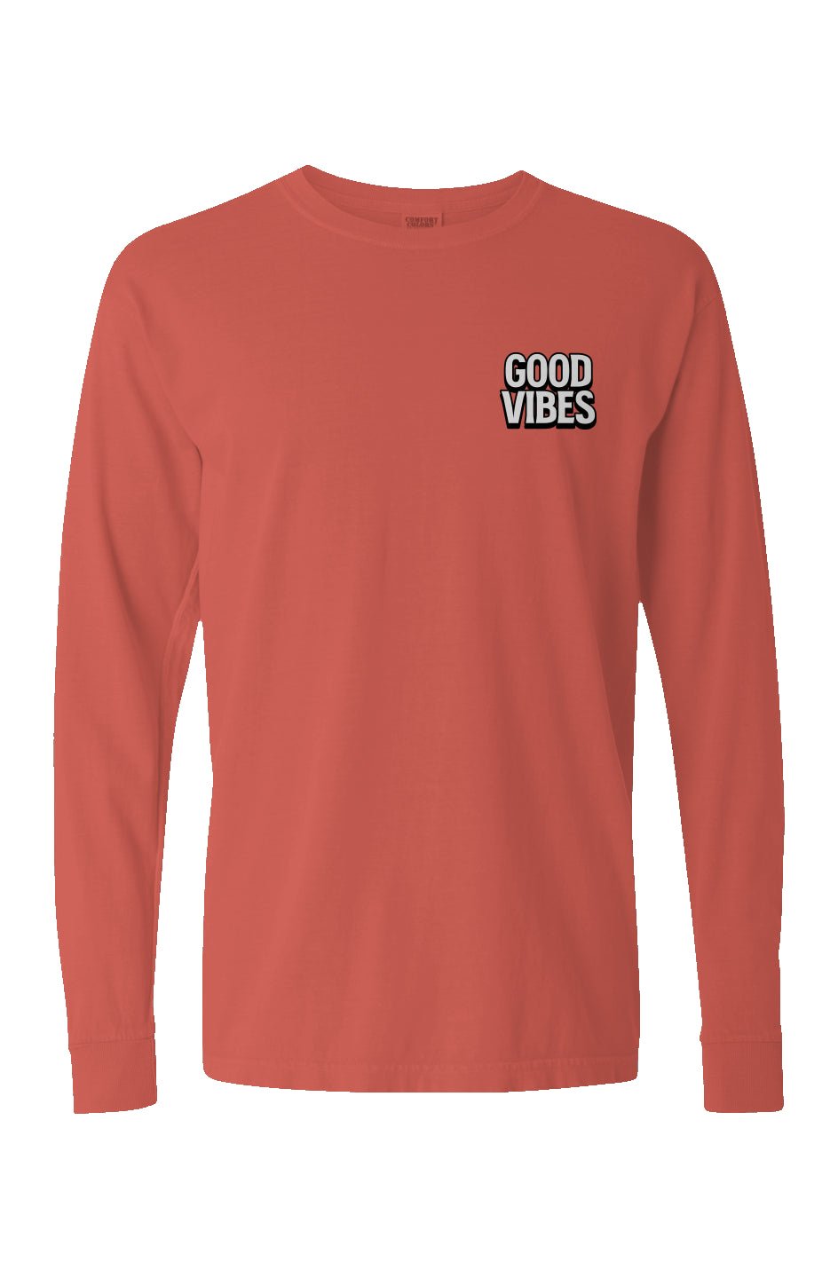 Good Vibes Long Sleeve Unisex Tee - Swash Peak