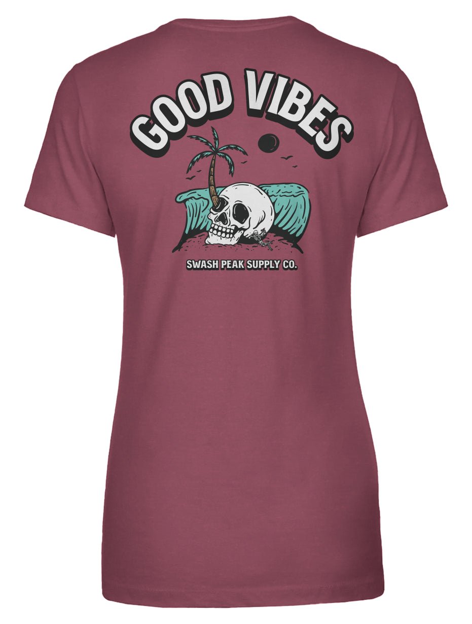 Good Vibes Women's Tee - Swash Peak