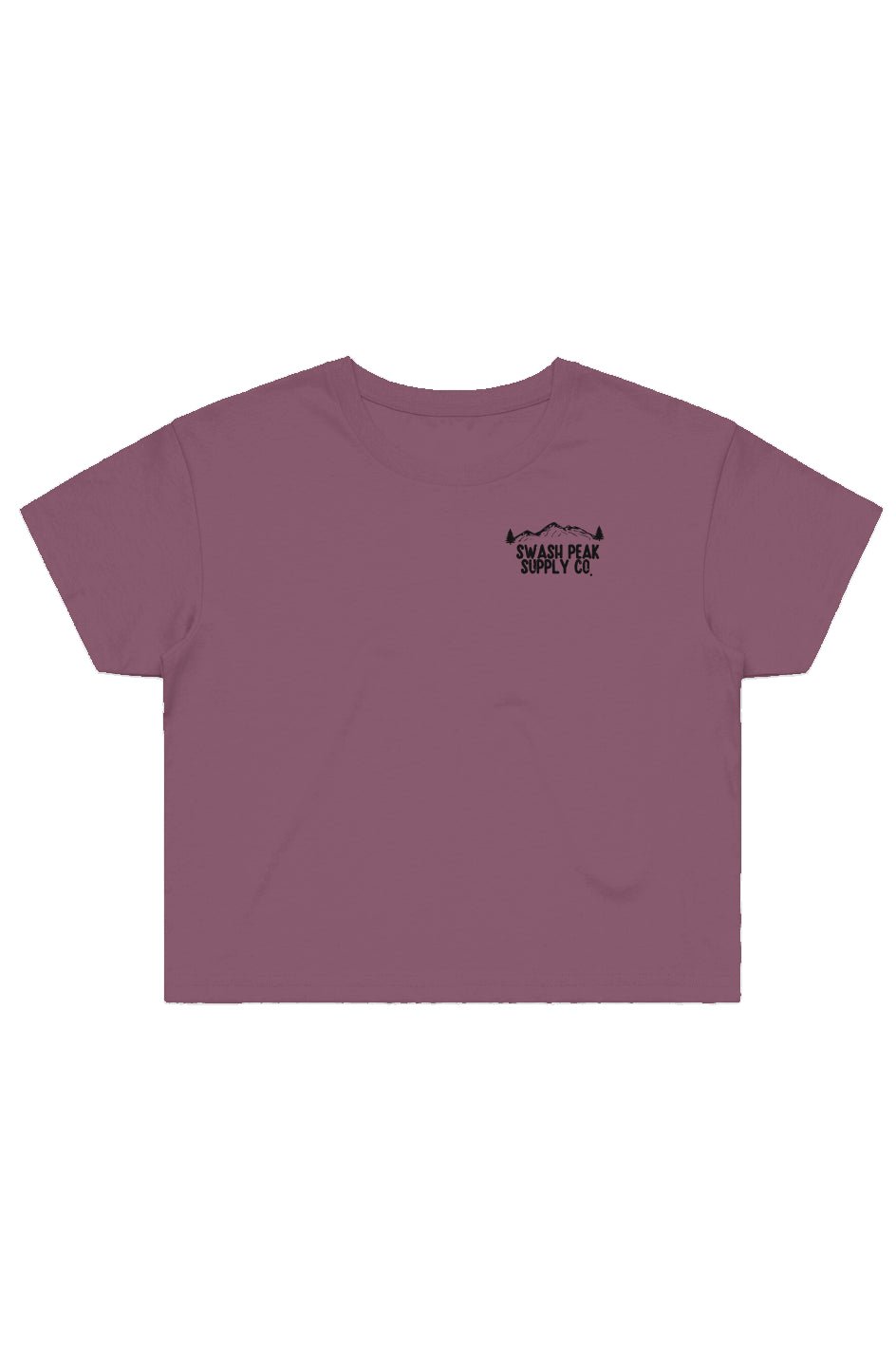 Hiking Bootprint Cropped Tee - Swash Peak