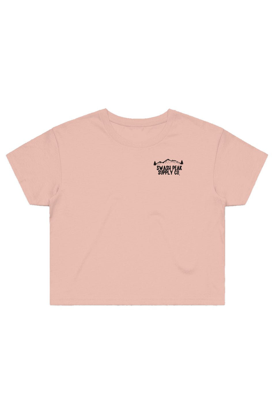 Hiking Bootprint Cropped Tee - Swash Peak