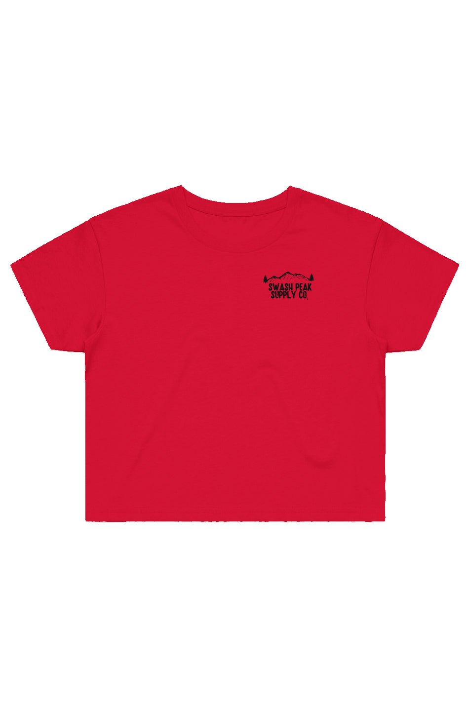 Hiking Bootprint Cropped Tee - Swash Peak