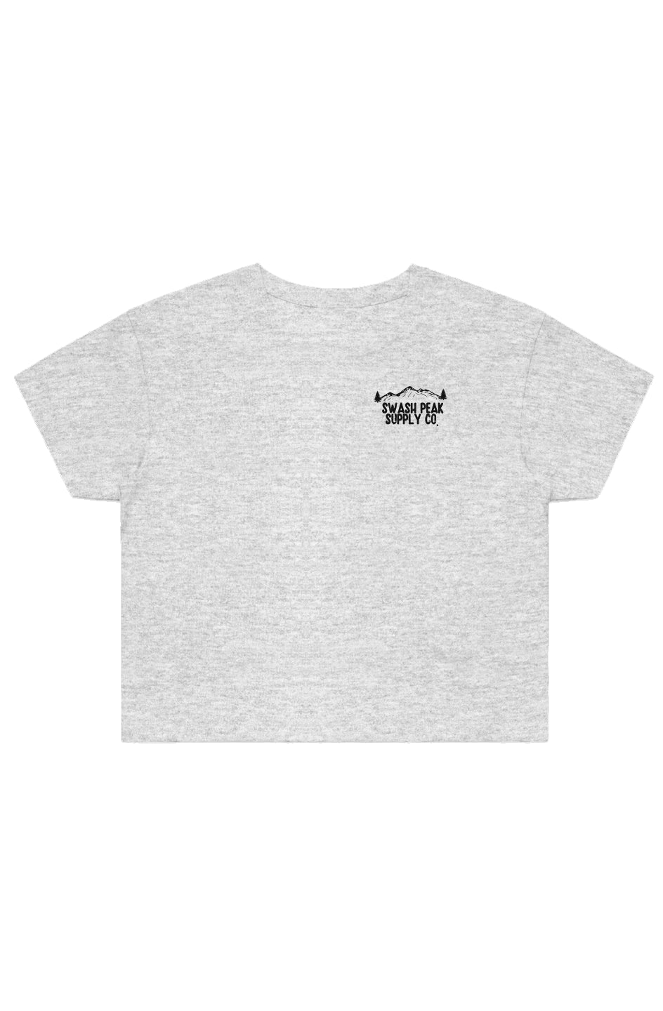 Hiking Bootprint Cropped Tee - Swash Peak