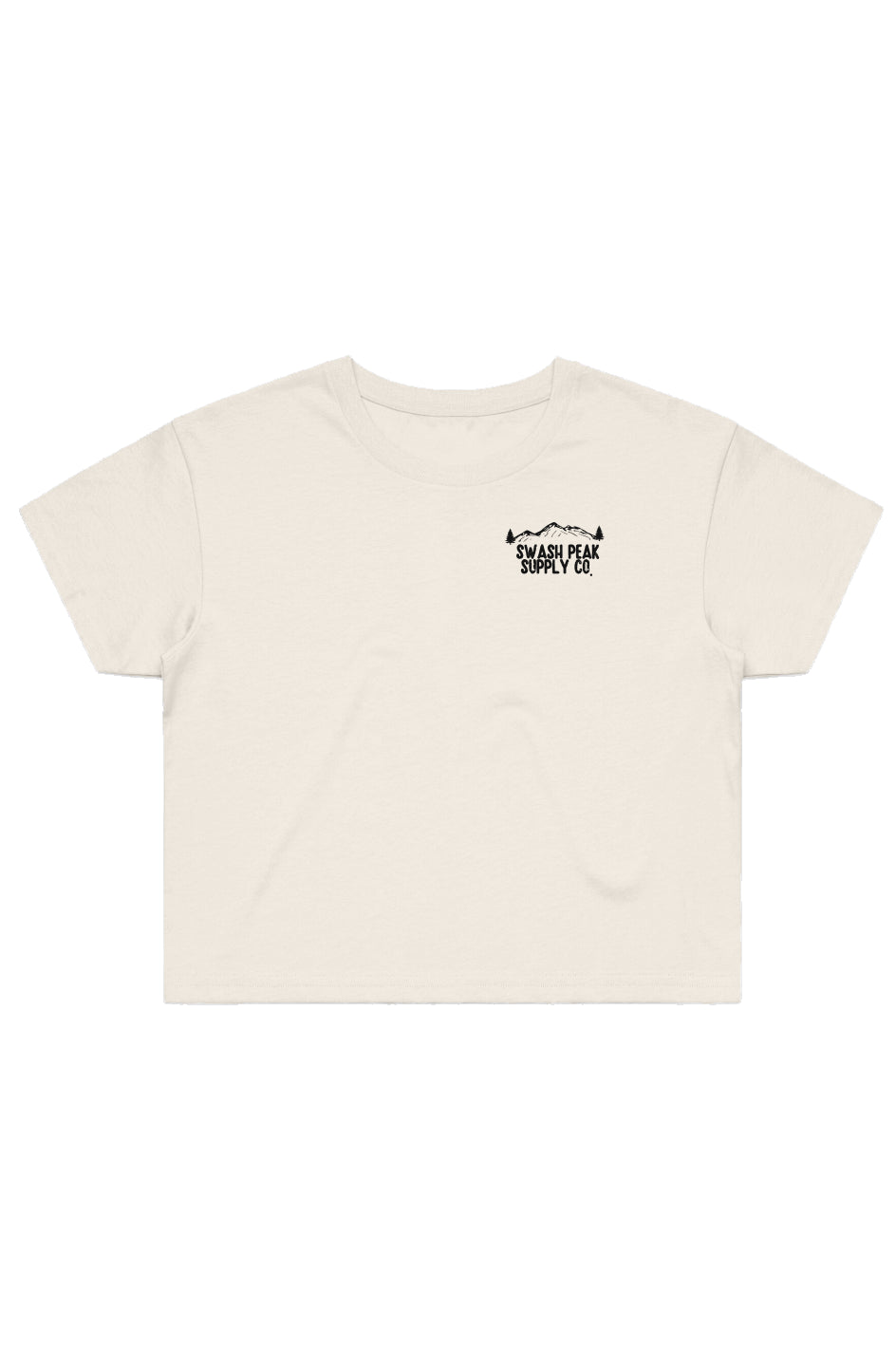 Hiking Bootprint Cropped Tee - Swash Peak