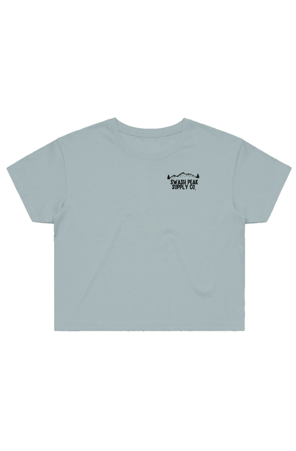 Hiking Bootprint Cropped Tee - Swash Peak