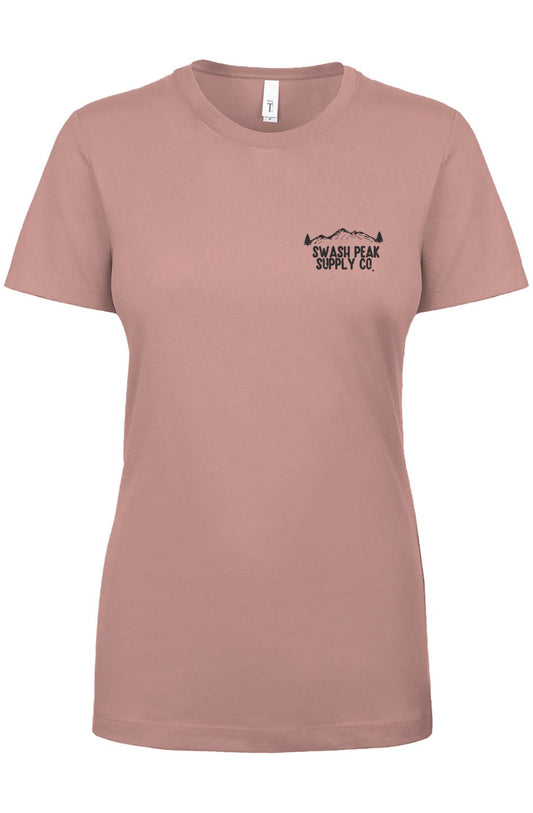 Hiking Bootprint Women's Tee - Swash Peak