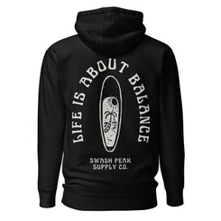Life Is About Balance Unisex Hoodie - Swash Peak