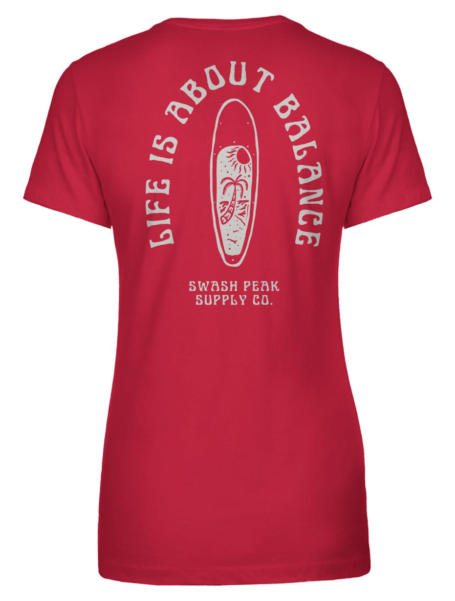 Life is About Balance Women's Tee - Swash Peak