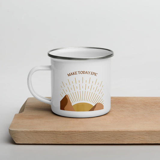 Make Today Epic Enamel Mug - Swash Peak