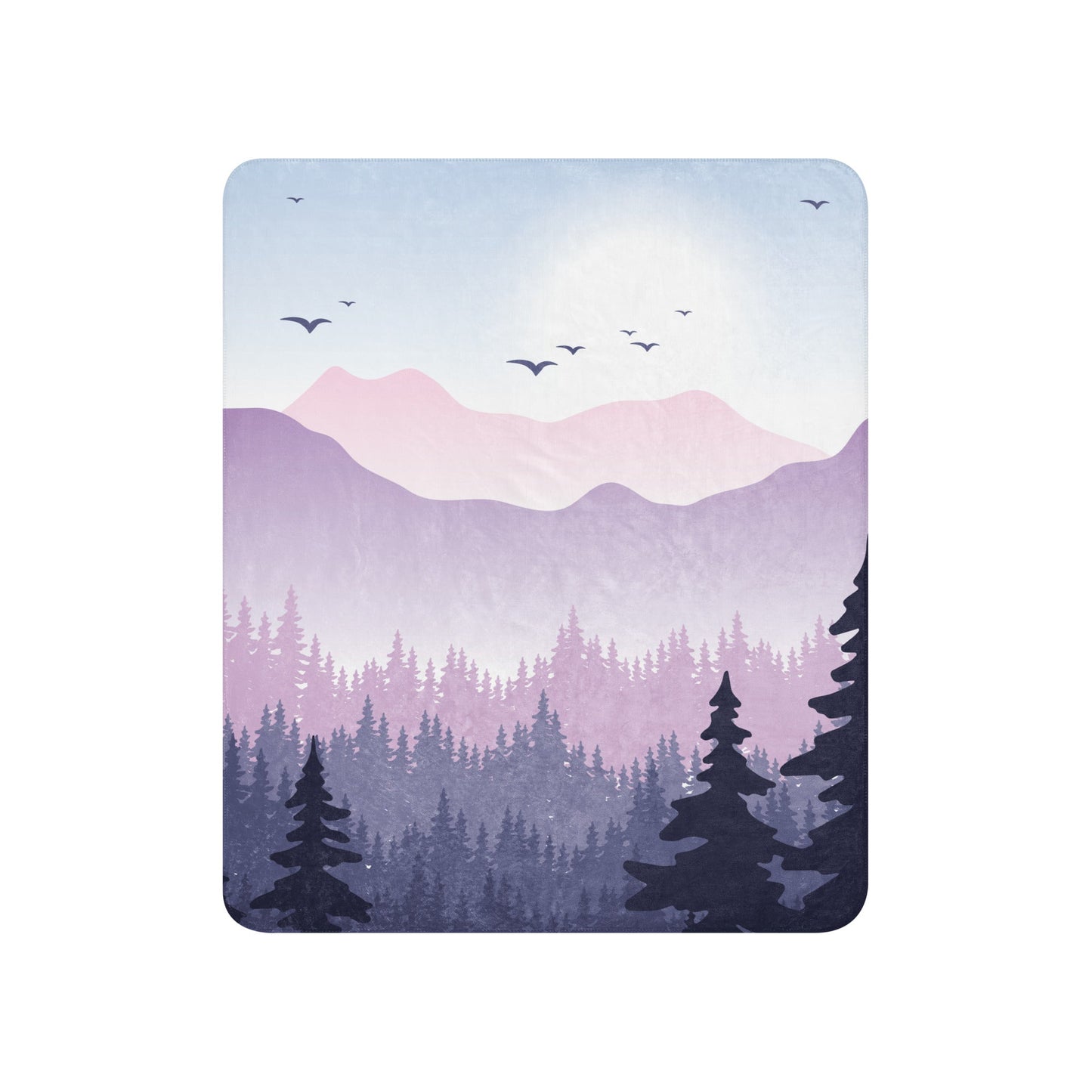 Mountain Mornings Sherpa Blanket - Swash Peak